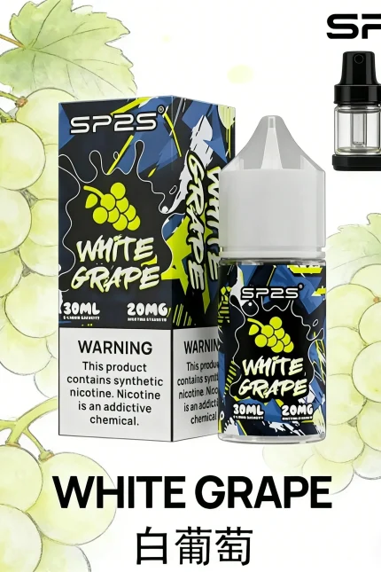 SP2S 白葡萄煙油 30ml｜20mg 鹽尼古丁・台灣現貨